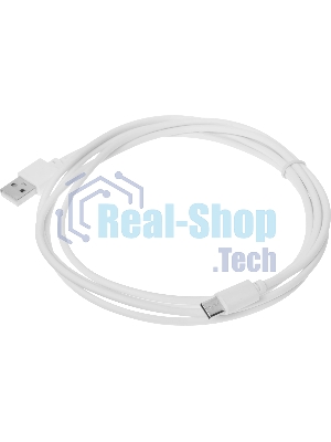 Кабель USB (m)-USB Type-C (m) 1.8м белый