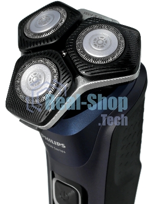 Бритва электрическая роторная Philips S5885/10 реж.эл.:3 питан.:аккум. темно-синий