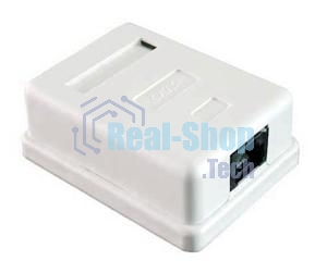 Розетка GEMBIRD NA212 RJ-45 кат.5e внешняя 1 порт, 110&Krone