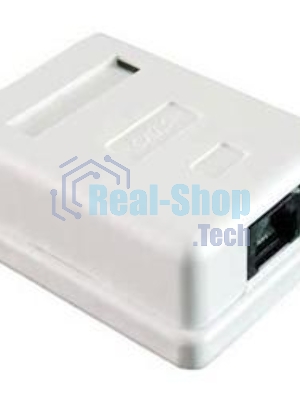 Розетка GEMBIRD NA212 RJ-45 кат.5e внешняя 1 порт, 110/Krone