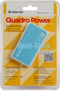 USB-концентратор Defender USB QUADRO POWER