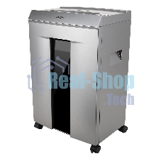 Шредер Deli 9958 серебристый с автоподачей (секр.P-4)/фрагменты/10лист./20лтр./скрепки/скобы