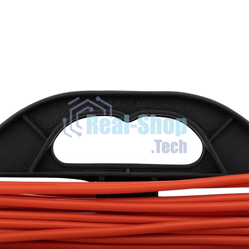 Удлинитель-шнур на рамке PROconnect ПВС 2х0.75, 20 м, б/з, 6 А, 1300 Вт, IP20, оранжевый (Сделано в России)