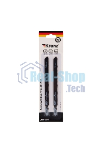 Пилка для электролобзика по дереву Kranz T119BL 132 мм 12 зубьев на дюйм 4-100 мм (2 шт./уп.)