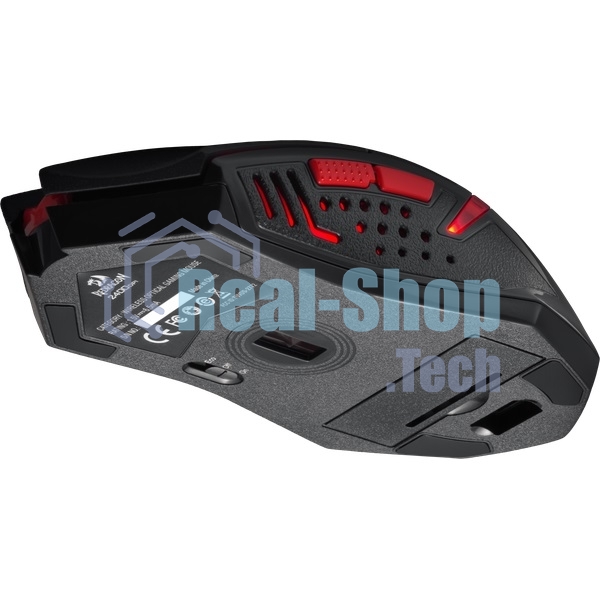Мышь беспроводная + коврик Defender Redragon M601WL-BA черный, 2400 dpi, радиоканал, USB, кнопки - 6