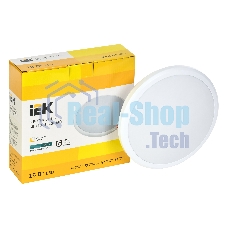 Светильник LED ДПБ 3003 18Вт IP54 4000K круг белый LDPB0-3003-18-4000-K01 IEK