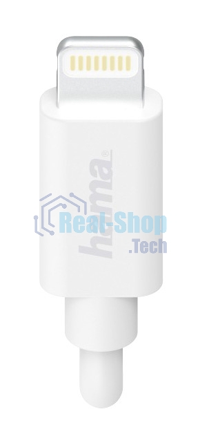 Автомобильное зарядное устройство Hama H-183291 1A кабель Apple Lightning белый