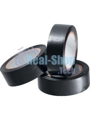 Набор изоленты Matrix черной, 19 мм х 10 м, 3 шт.