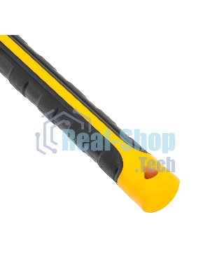 Кирка Denzel 2250 г, широкая, фиберглассовая обрезиненная рукоятка 900 мм