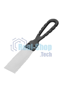 Шпательная лопатка из нержавеющей стали Сибртех, 40 мм, пластмассовая ручка