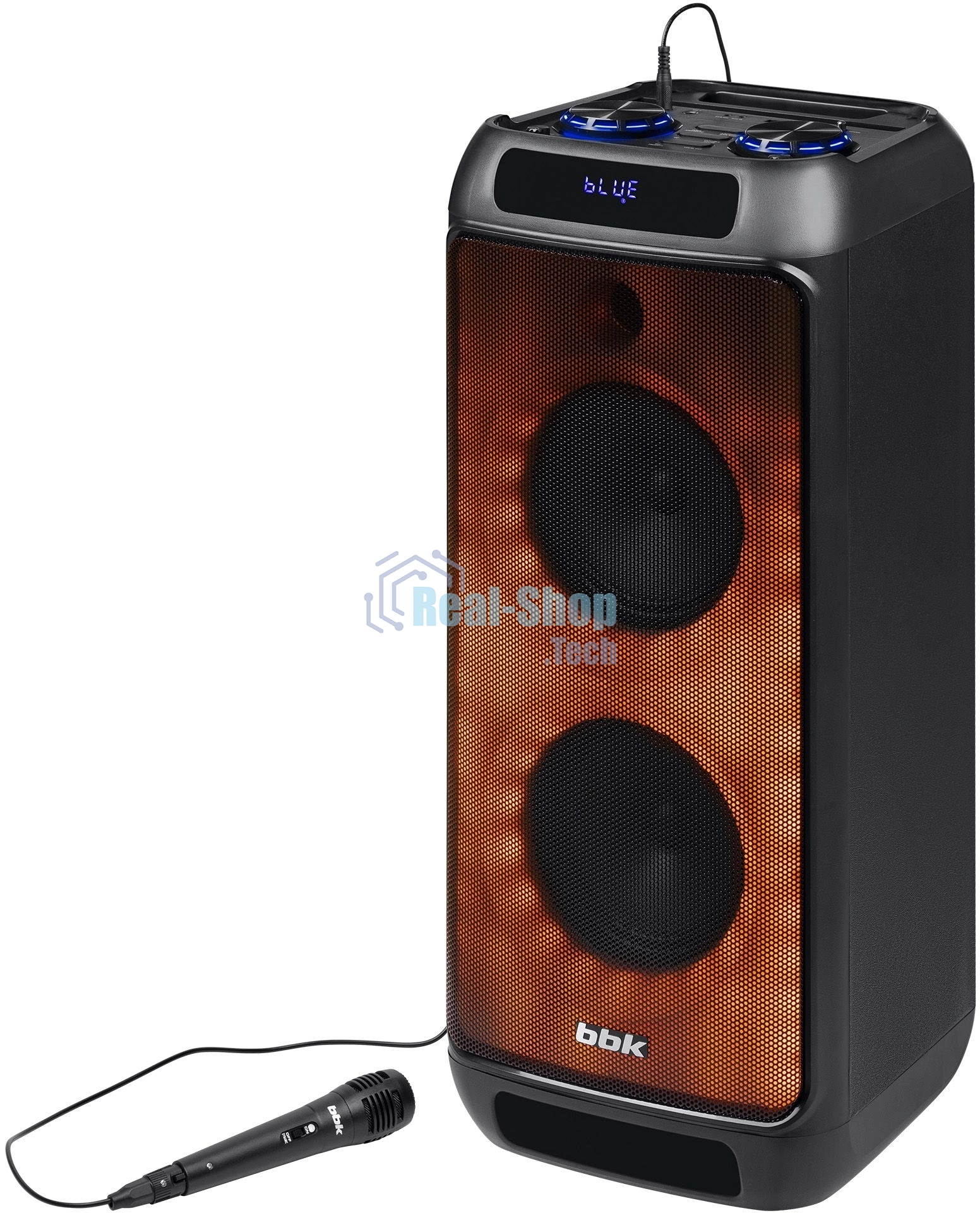 Колонка портативная BBK BTA7030 черный 40W 2.0 BT (BTA7030 (B))