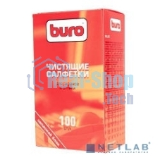 Салфетки Buro BU-Zscreen для экранов мониторов/плазменных/ЖК телевизоров/ноутбуков мягкая упаковка 100шт влажных