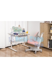 Кресло детское Cactus CS-CHR-3604PK розовый крестов. пластик серый