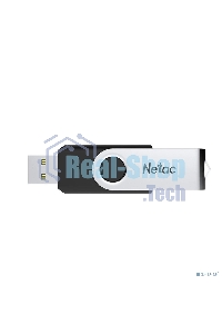 Флешка USB Netac U505, 4Gb, USB 2.0, черный/серебристый, NT03U505N-004G-20BK