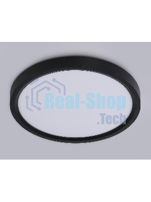 Светильник светодиодный ультратонкий Ambrella light FZ1902 BK черный IP54 13W 3000K-6500K CCT-переключатель D230*25 (Без ПДУ)