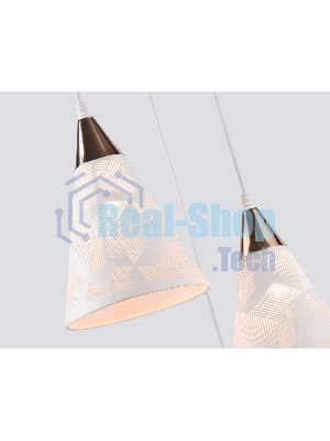 Светильник Ambrella light TR8433/3 WH/FGD белый/золото E27/3 max 40W D360*800