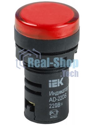 Арматура светосигнальная AD-22DS 230В красн. IEK BLS10-ADDS-230-K04