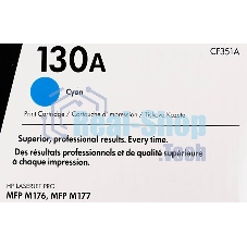 Тонер Картридж HP 130A CF351A голубой для HP M153/M176/M177