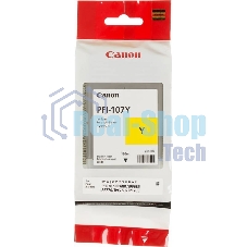 Картридж струйный Canon PFI-107Y (6708B001) желтый (130 мл) для Canon iP F680/685/780/785