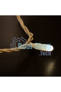 Гирлянда Neon-night Нить 10м, постоянное свечение, белый ПВХ, 230В, теплый белый