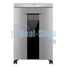 Шредер Deli 9958 серебристый с автоподачей (секр.P-4)/фрагменты/10лист./20лтр./скрепки/скобы