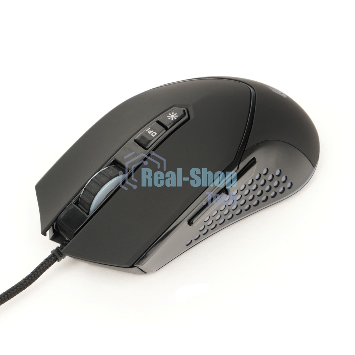 Мышь проводная Gembird MG-770 черный, 3200 dpi, USB, кнопки - 7