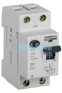 Выключатель дифференциального тока УЗО Iek MDV15-2-032-030 ВД1-63 2Р 32А 30мА GENERICA