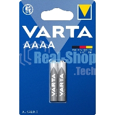 Батарейка Varta AAAA/25A/LR61/LR8D425 BL2 Alkaline 1.5V (04061) (2/20/100)