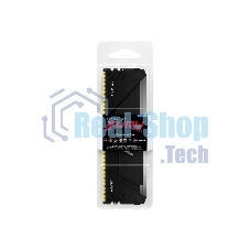 Оперативная память Kingston Fury Beast, DDR4, 32GB (1x32GB), 3600MHz, CL18, DIMM, с радиатором, RGB, черный