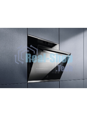 Духовой шкаф Electrolux с паром SteamCrisp, основной цвет - нержавеющая сталь, сенсорное управление, цветной ЖК-дисплей, электронное регулирование времени и температуры, будильник, таймер отключения, отложенный старт, хромированные направляющие из нержавеющей стали Easy Entry , телескопические направляющие FlexiRunners (1 ур) с изменением высоты установки, 3 стекла, пиролитическая очистка, термощуп, плавное закрытие дверцы SoftClosing, Италия