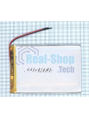 Аккумулятор Li-Pol (батарея) 3x75x110 мм 2pin 3.7V/3600mAh
