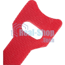 Хомут-липучка 125 мм, 20 шт., красный