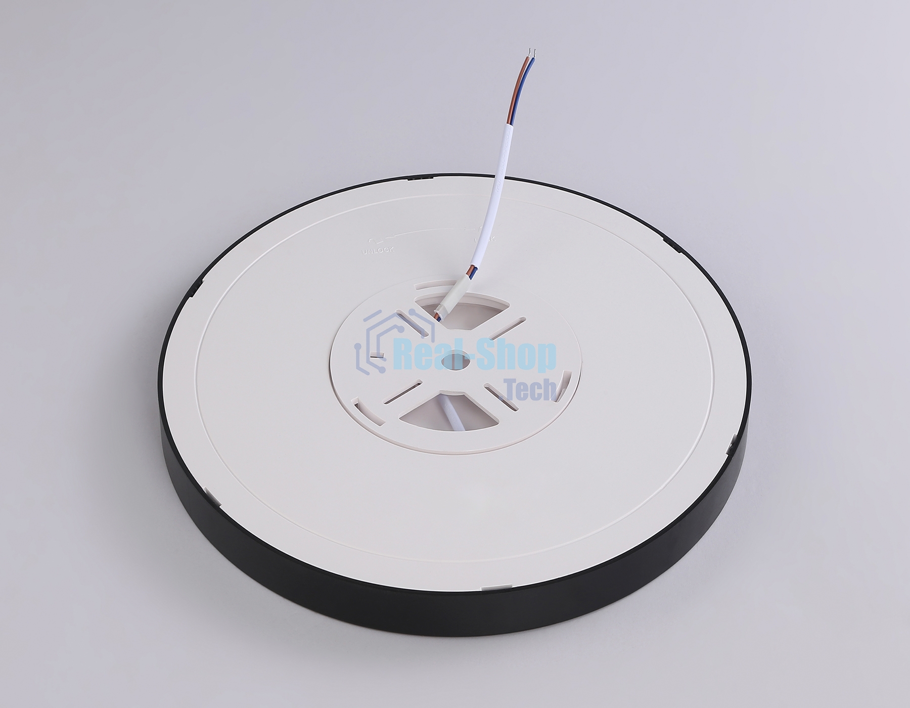 Светильник светодиодный ультратонкий Ambrella light FZ1902 BK черный IP54 13W 3000K-6500K CCT-переключатель D230*25 (Без ПДУ)