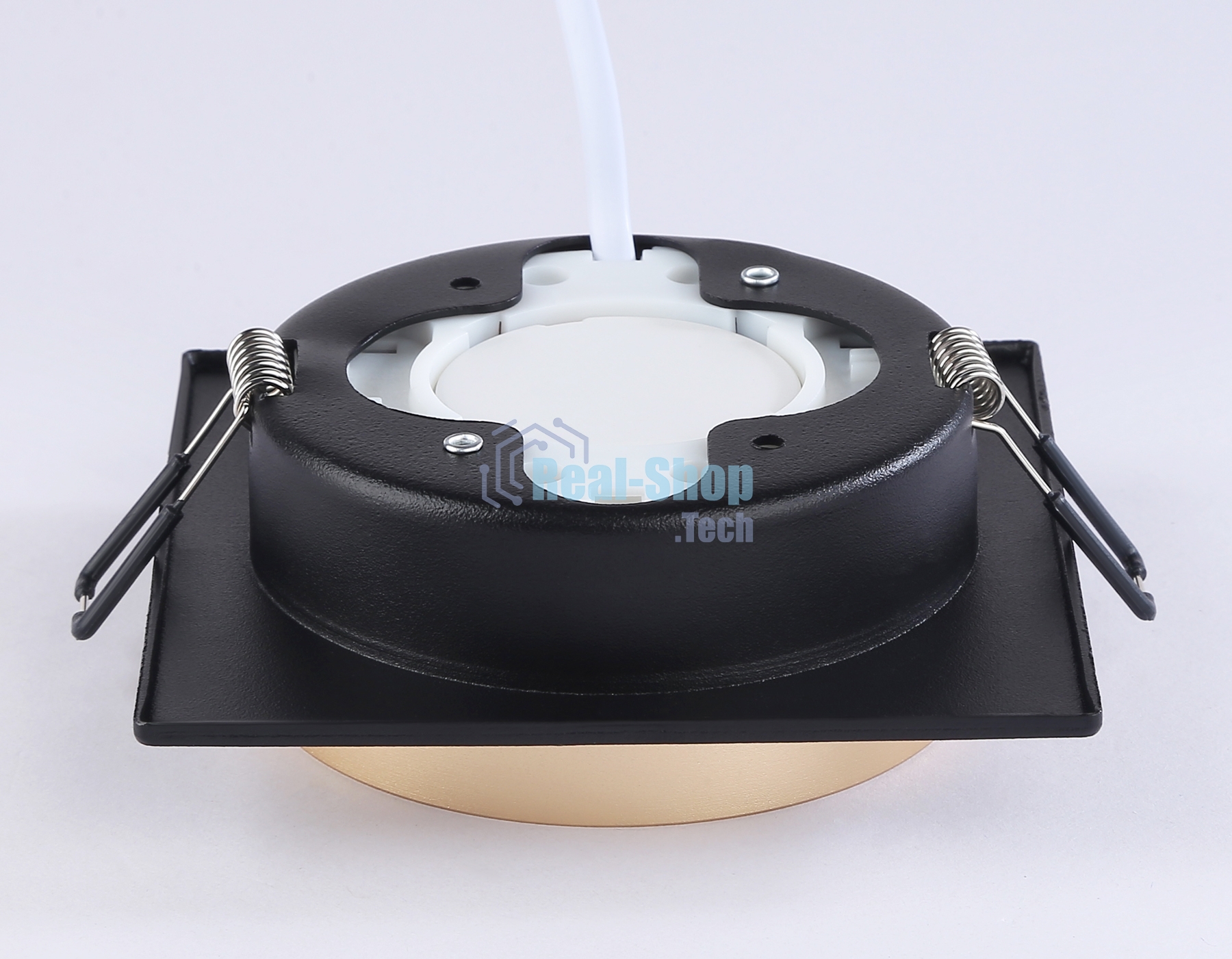 Светильник Ambrella light TN5232 BK/GD черный/золото GX53 max 12W 110*110*35