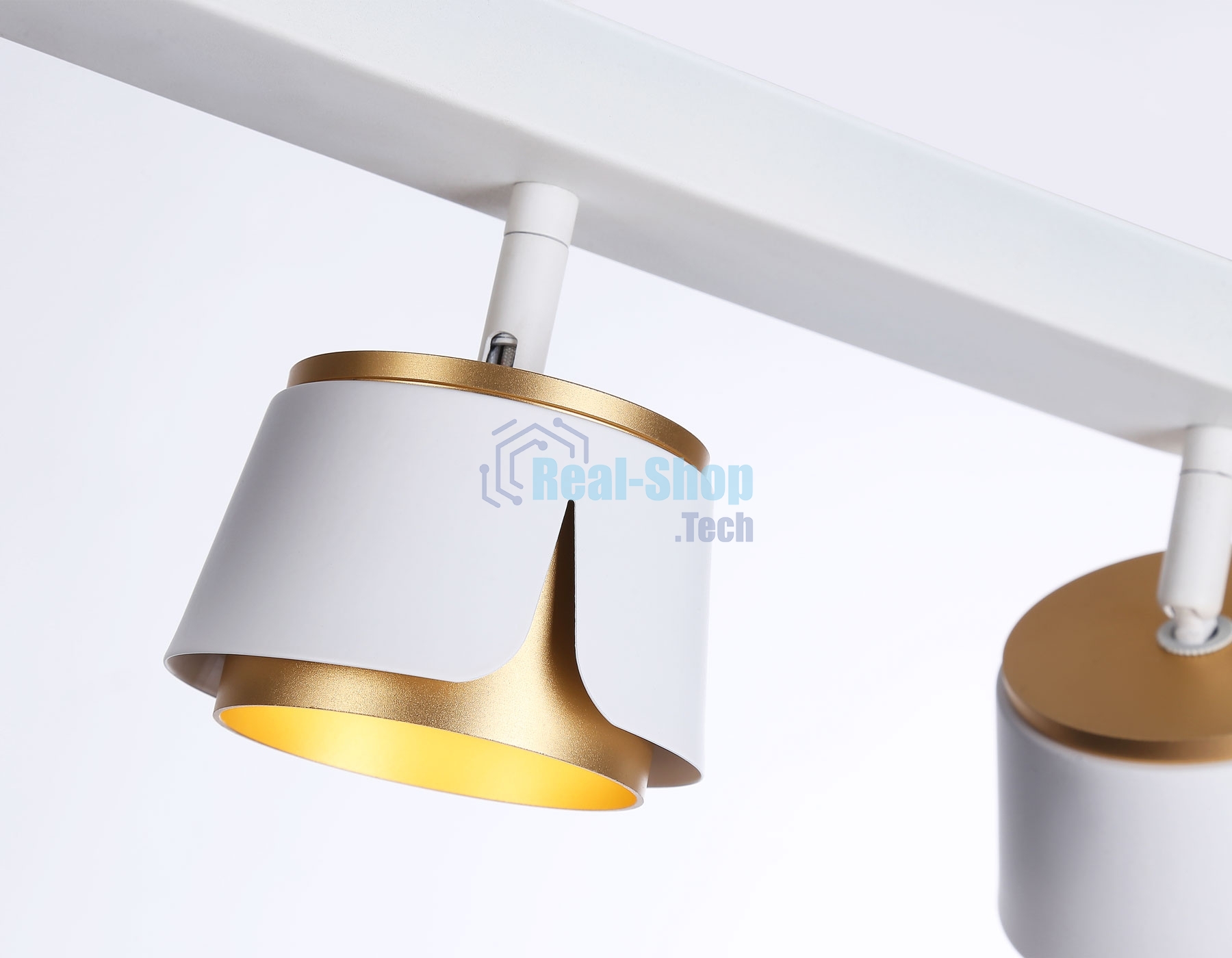 Светильник Ambrella light TN71235/3 WH/GD белый/золото GX53/3 380*100*147