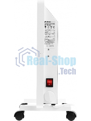 Конвектор электрический Primera Ram PHP-1008-MXR белый, 15 м², 1000 Вт, термостат