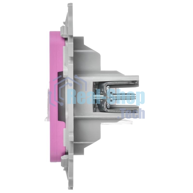 FLITE Розетка 2-ая компьютерная RJ45 кат.5Е UTP РК5е-2-0-ФлПр пурпурный | FI-K22-1-K99 | IEK