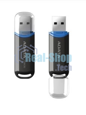 Флешка USB ADATA C906 (AC906-32G-RBK), 32Gb, USB 2.0, R/W 15/5, черный/синий