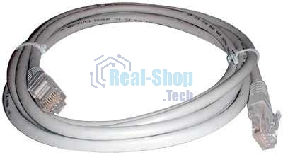 Патч-корд UTP Cablexpert cat.5e, 10м, литой, многожильный серый