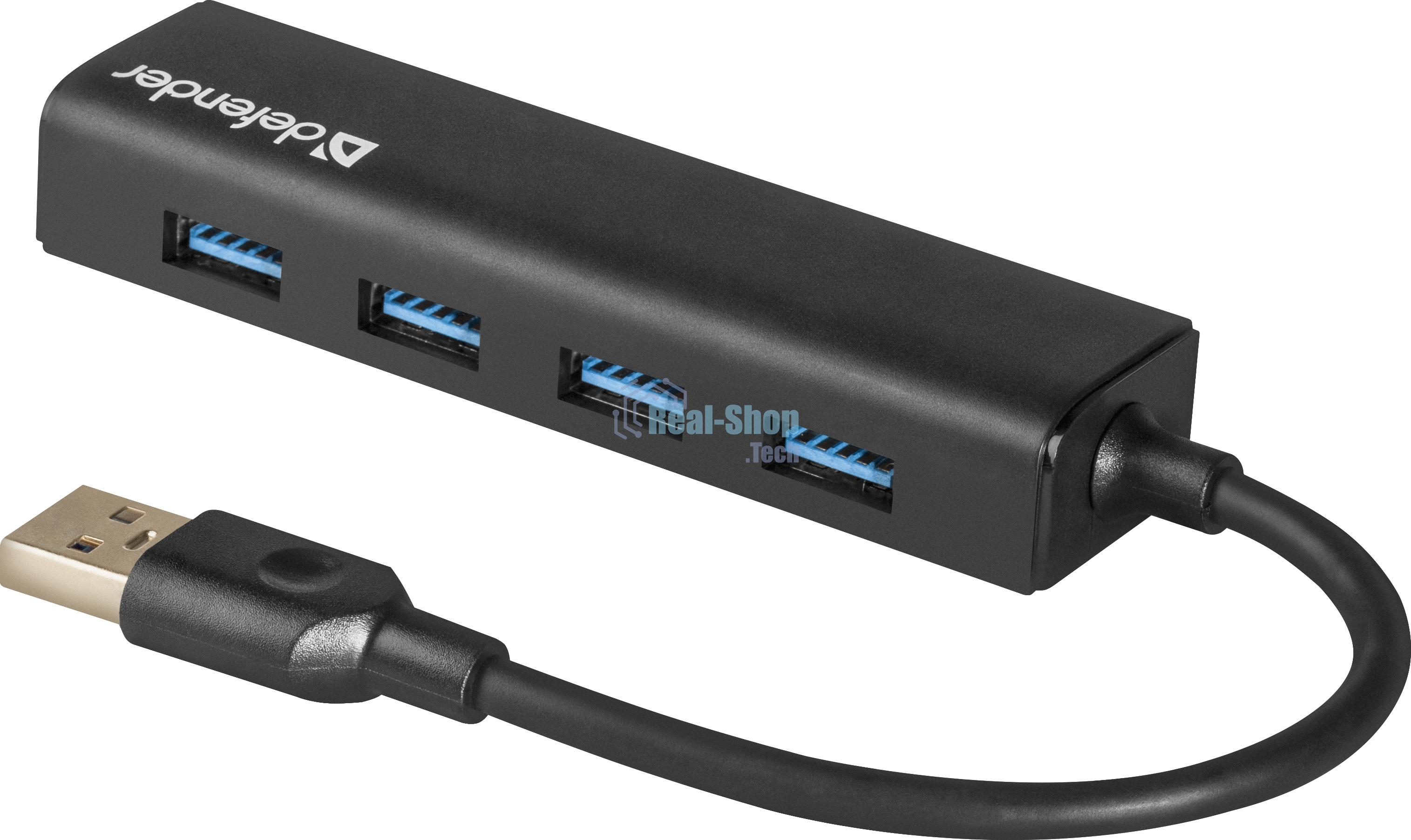 USB-концентратор Defender Quadro Express, USB 3.0, USB 4 порта, USB