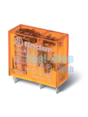 Реле электромагнитное SPDT U обмотки 230В AC 10А FINDER 405182300000