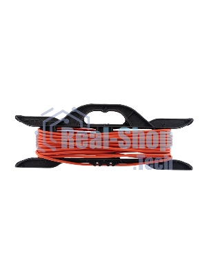 Удлинитель-шнур на рамке PROconnect ПВС 2х0.75, 10 м, б/з, 6 А, 1300 Вт, IP20, оранжевый