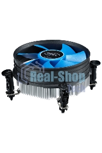 Кулер для процессора DEEPCOOL THETA 9 PWM черный/синий, 92 мм, алюминий, 3200 об/мин, 41.3 дБ, 4 pin, 95 Вт, 46.5 мм