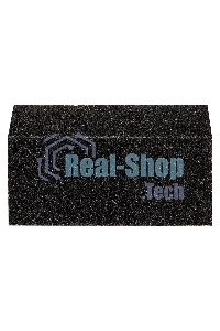 Губка для шлифования Сибртех, 125 х 75 х 25 мм, трапеция, средняя жесткость, P100