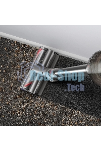 Пылесос вертикальный Dyson V15s Detect Submarine (448798-01) серый, питание от аккумулятора, 240 Вт, уборка влажная/сухая, пылесборник 0,76 л, работа от АКБ max 60 мин.