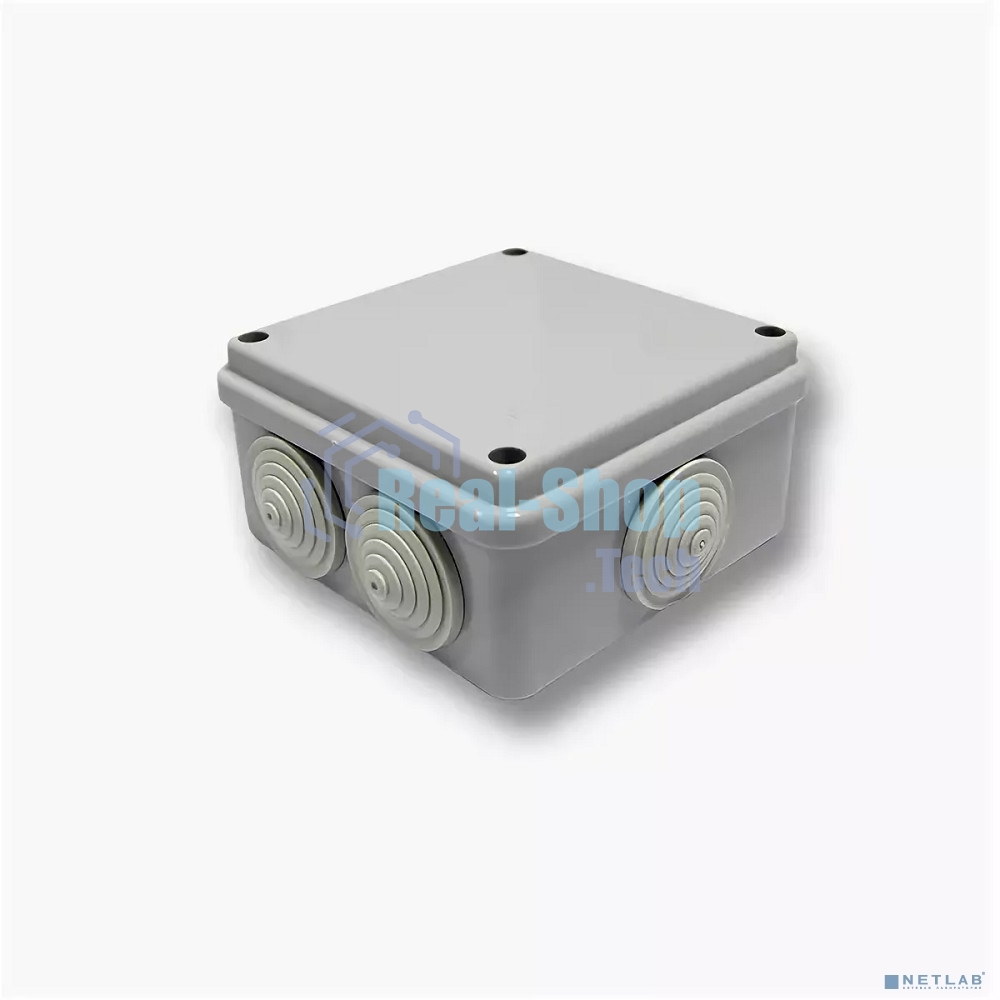 Рувинил 67050 Тусо.Коробка расп. для о/п, 100х100х50 мм, 6вводов, IP54