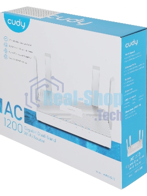 Роутер беспроводной Cudy WR1300E AC1200 10/100/1000 белый