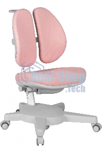 Кресло детское Cactus CS-CHR-3604PK розовый крестов. пластик серый