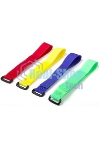 Хомут-липучка 125мм, 20 шт., желтый