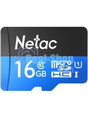 Флеш карта microSDHC 16Gb Netac P500 NT02P500STN-016G-S (без SD адаптера) 80Mb/s